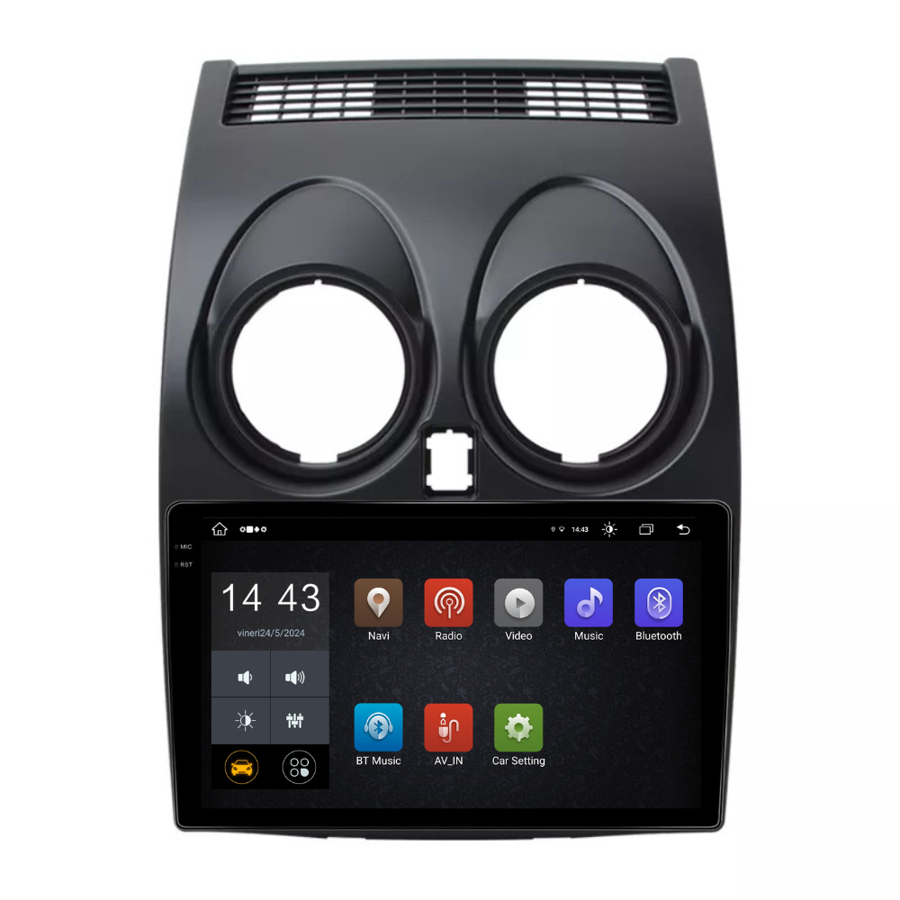 Navigatie Nissan Qashqai J10 (2006-2014), Ecran 2K 9 inch, 8GB RAM 256GB, 8core [7]