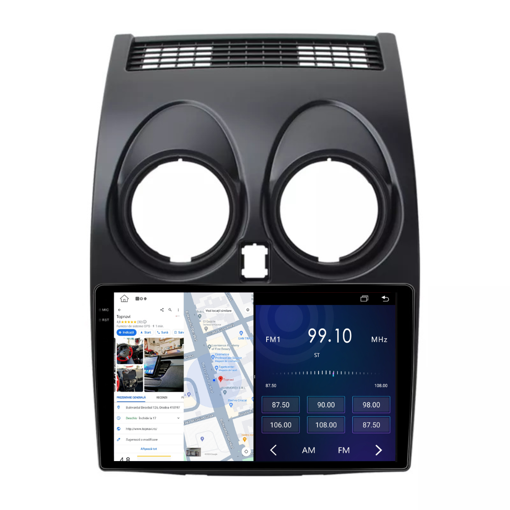 Navigatie Nissan Qashqai J10 (2006-2014), Ecran 2K 9 inch, 8GB RAM 256GB, 8core [10]