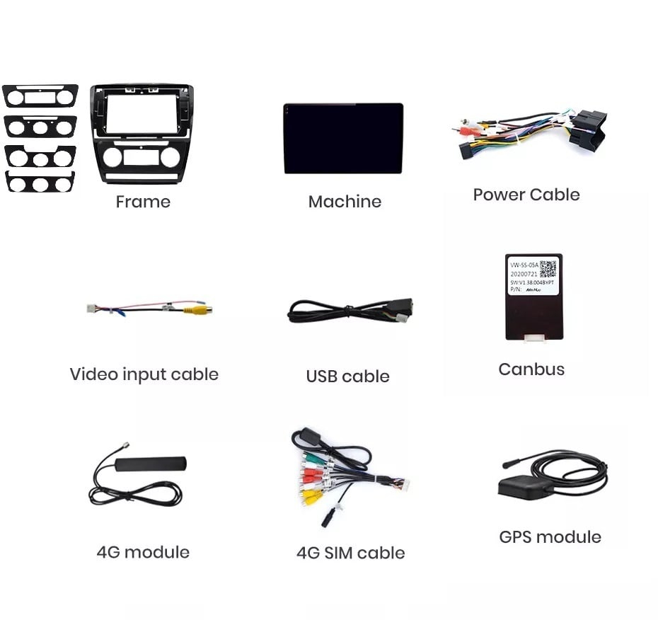 Navigatie Skoda octavia 2 2008-2013, Android 13,Ecran 2K, 8GB RAM 256GB, Octa Core, carplay /android auto [10]