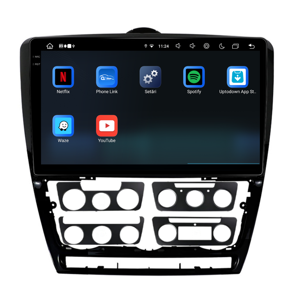 Navigatie Skoda octavia 2 (2008-2013), Android, Ecran 10 inch, 8GB RAM 256GB, 8-core [3]