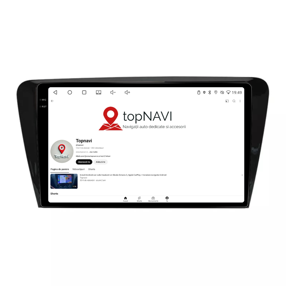 Navigatie Skoda Octavia 3 (2013-2018), Android, Ecran 10 inch, 2GB RAM 32GB [2]
