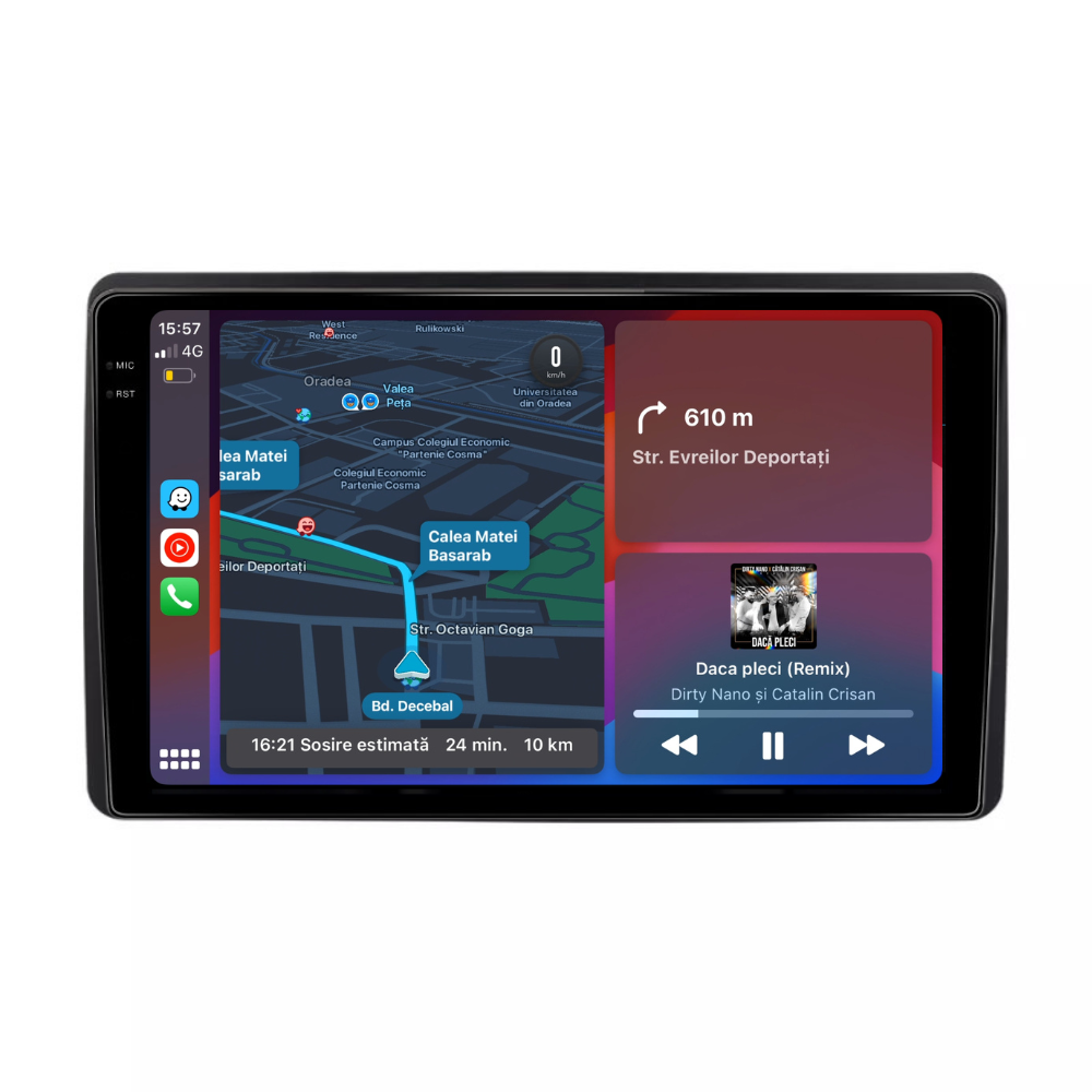Navigatie Dacia Duster 2018-2021, Android 13,Ecran 2K, 4GB RAM 64GB, Octa Core, carplay /android auto [4]