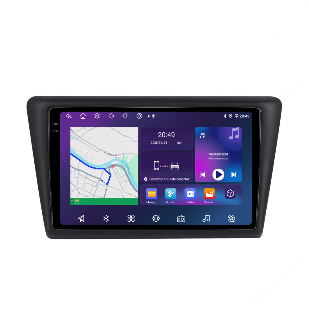 Navigatie Skoda Rapid (2011-2019), Android, Ecran 9 inch, 6GB RAM 128GB, 8-core [1]