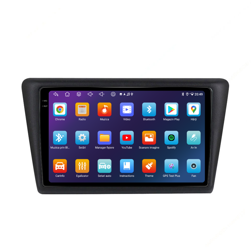 Navigatie Skoda Rapid (2011-2019), Android, Ecran 9 inch, 6GB RAM 128GB, 8-core [4]