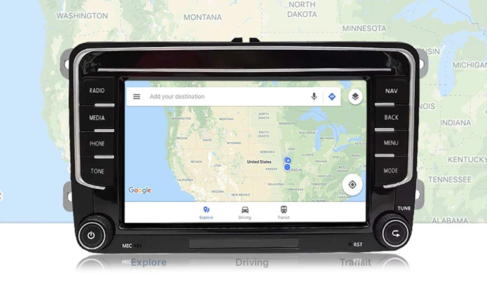 Navigatie Skoda Rapid (2012-2017), Android, Ecran 7 inch, 1GB RAM 32GB, crom [5]
