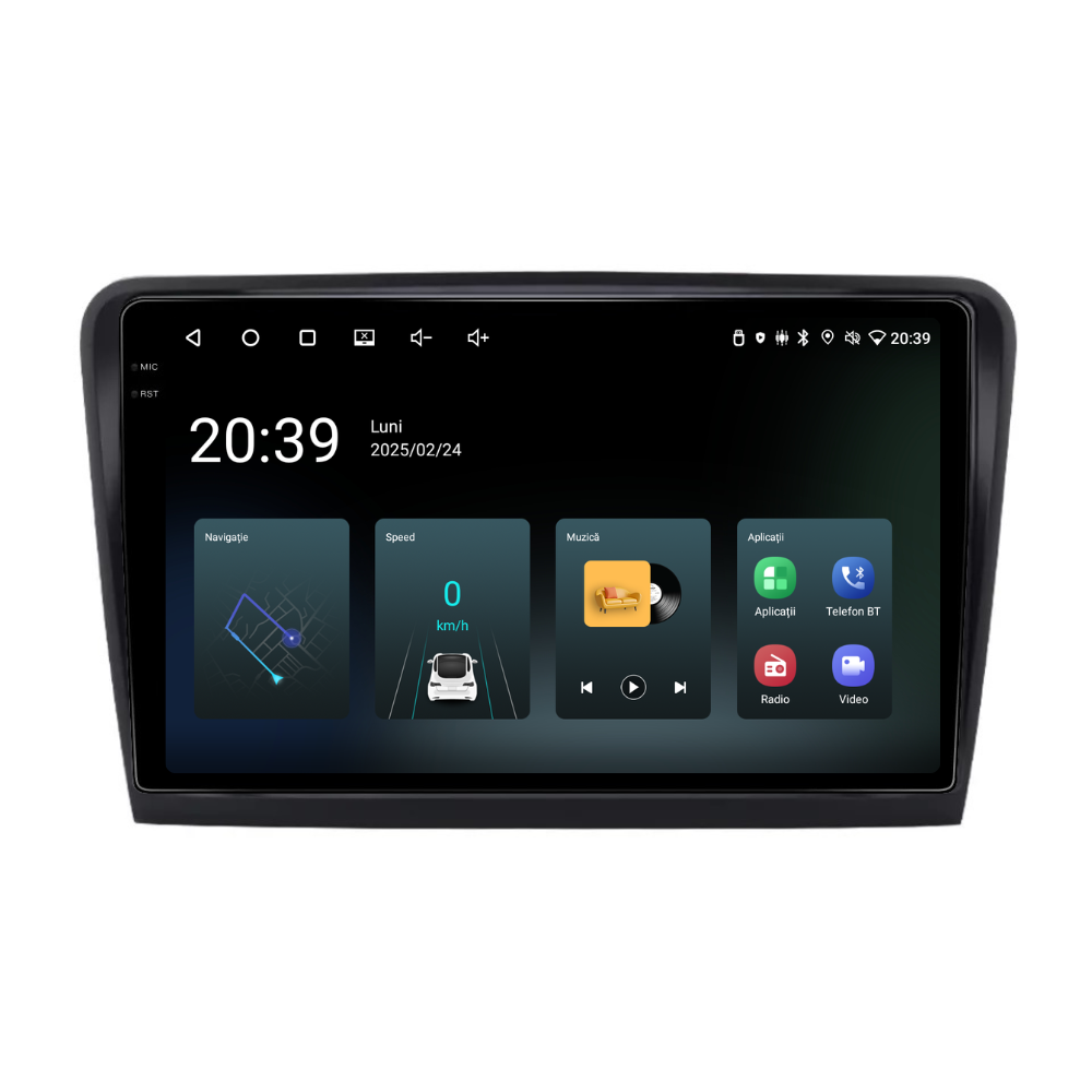 Navigatie Skoda Superb 2 (2008-2015), Android, Ecran 10 inch, 4GB RAM 64GB, 8-core [4]