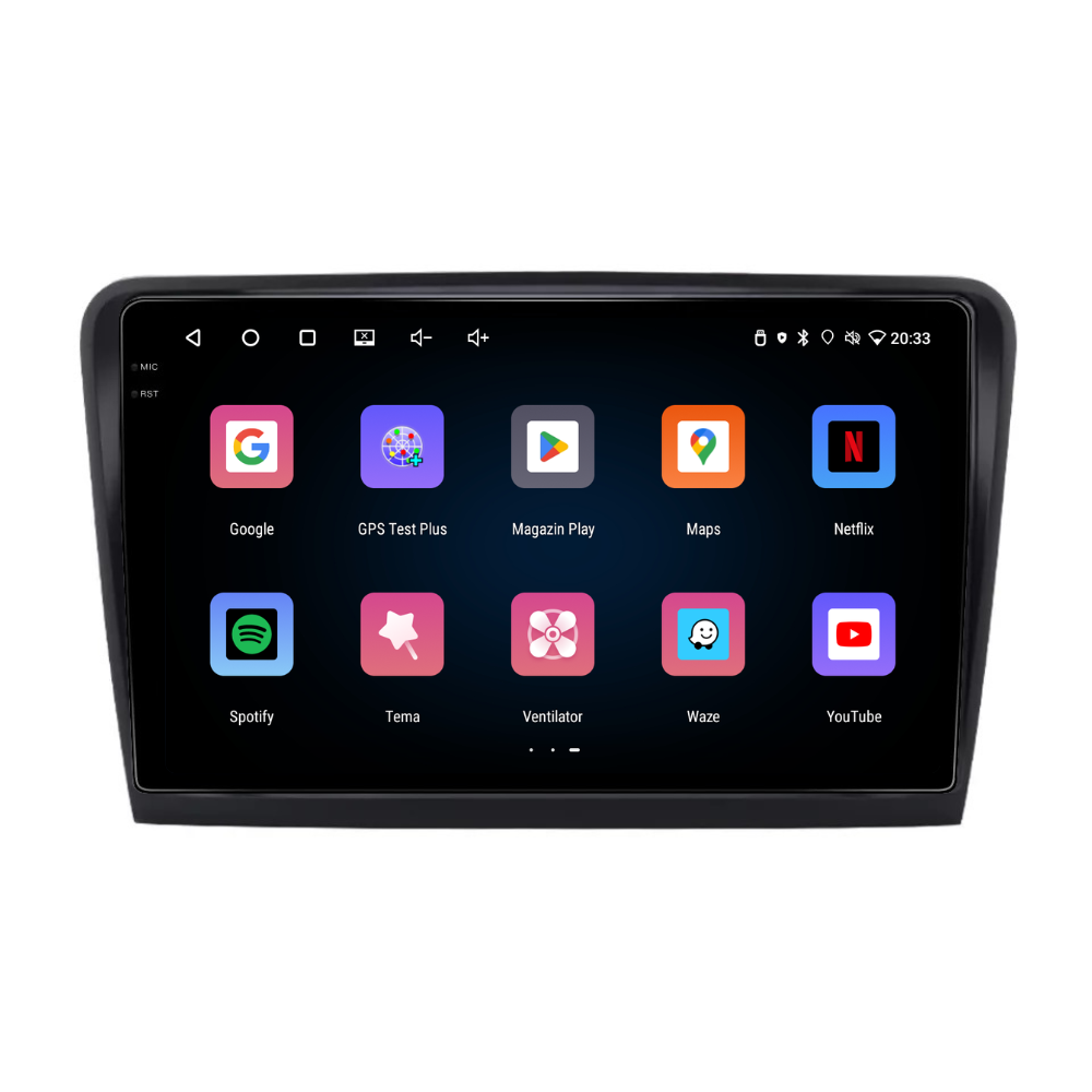 Navigatie Skoda Superb 2 (2008-2015), Android, Ecran 10 inch, 4GB RAM 64GB, 8-core [3]