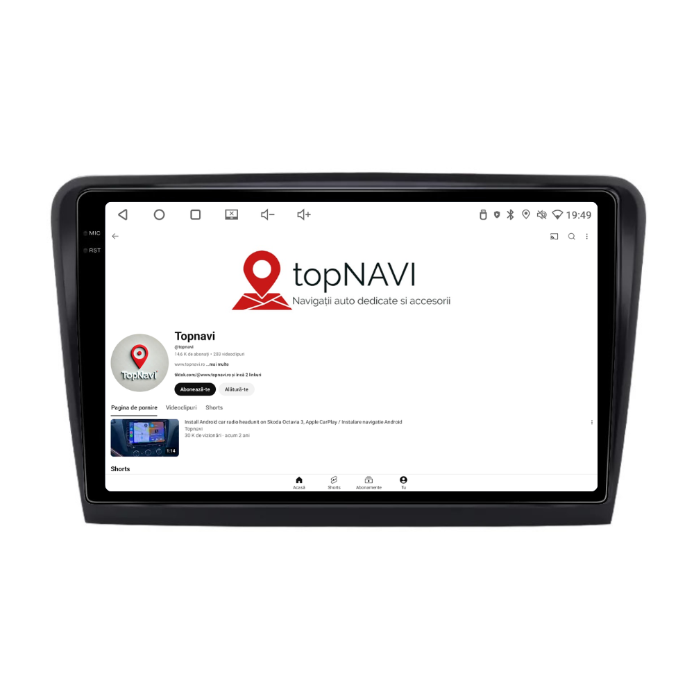 Navigatie Skoda Superb 2 (2008-2015), Android, Ecran 10 inch, 6GB RAM 128GB, 8-core [4]