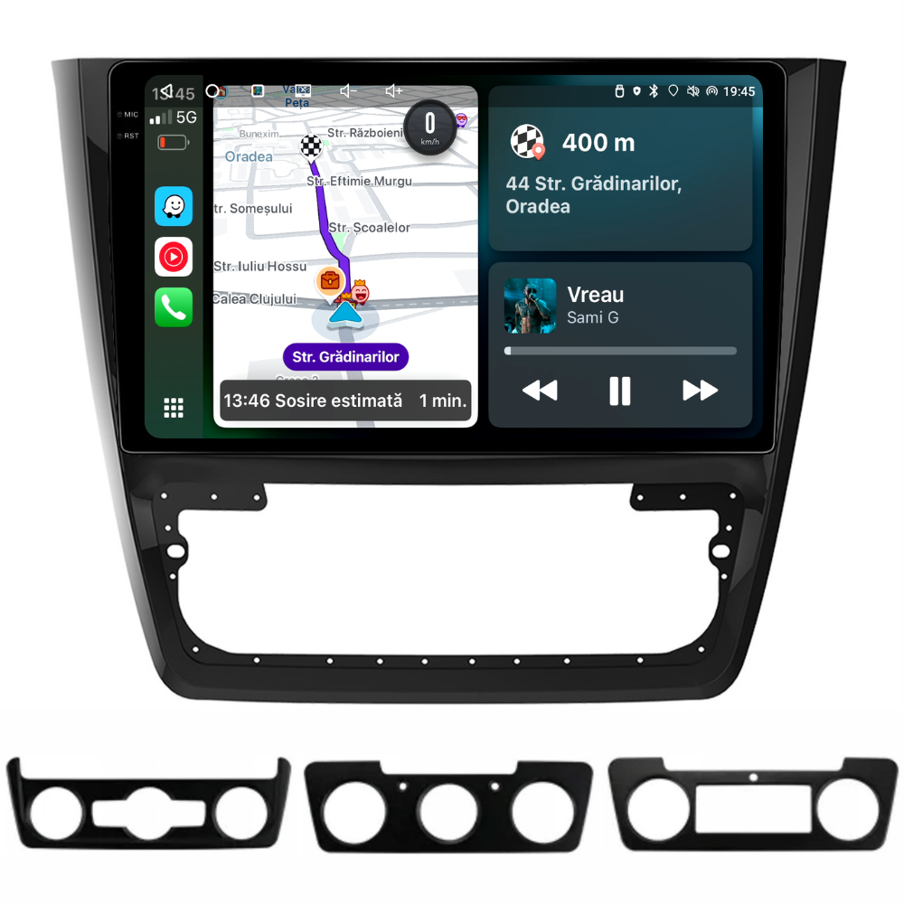 Navigatie Skoda Yeti (2009-2014), Android, Ecran 10 inch, 4GB RAM 64GB, 4-core [1]