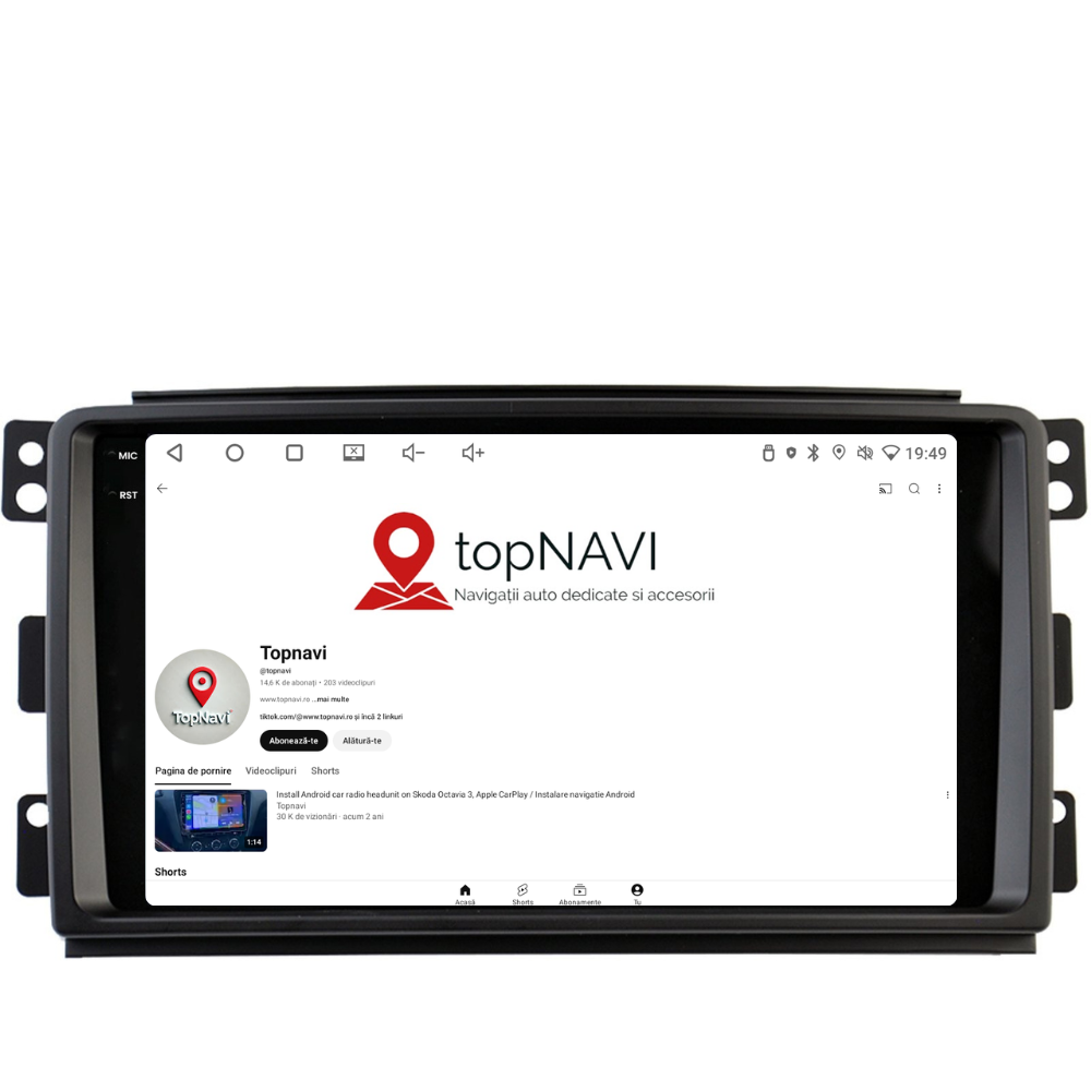 Navigatie Smart For Two / For Four (2005-2010), Ecran 9 inch, 4GB RAM 64GB, 4-core [5]