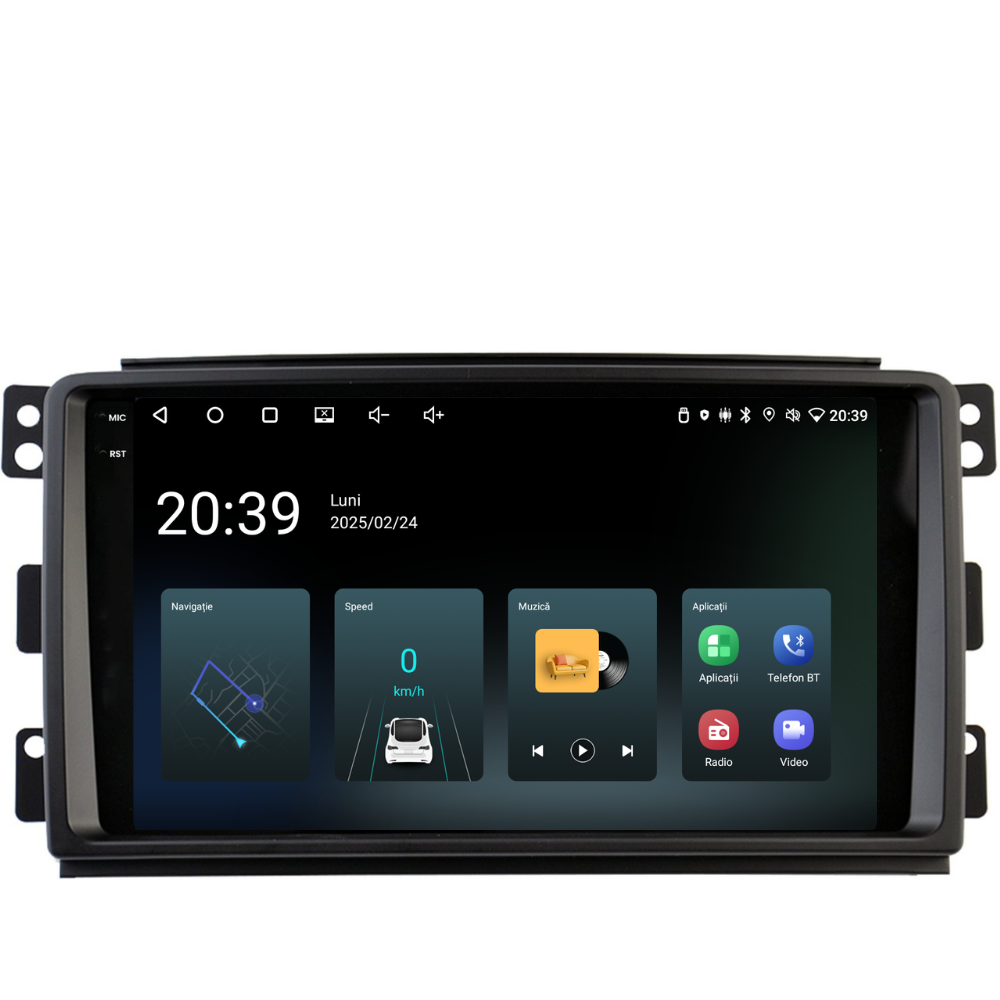 Navigatie Smart For Two / For Four (2005-2010), Ecran 9 inch, 4GB RAM 64GB, 4-core [4]