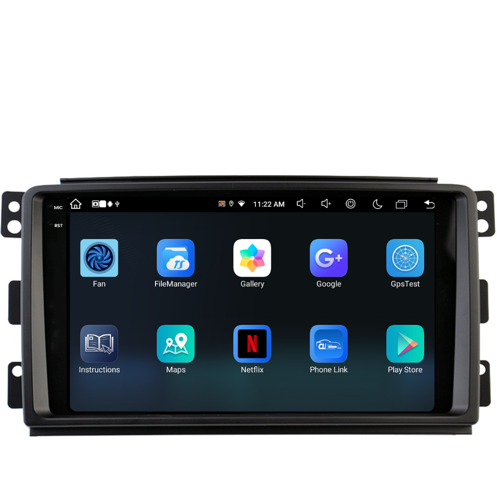 Navigatie Smart For Two / For Four (2005-2010), Ecran 9 inch, 8GB RAM 256GB, 8-core [5]