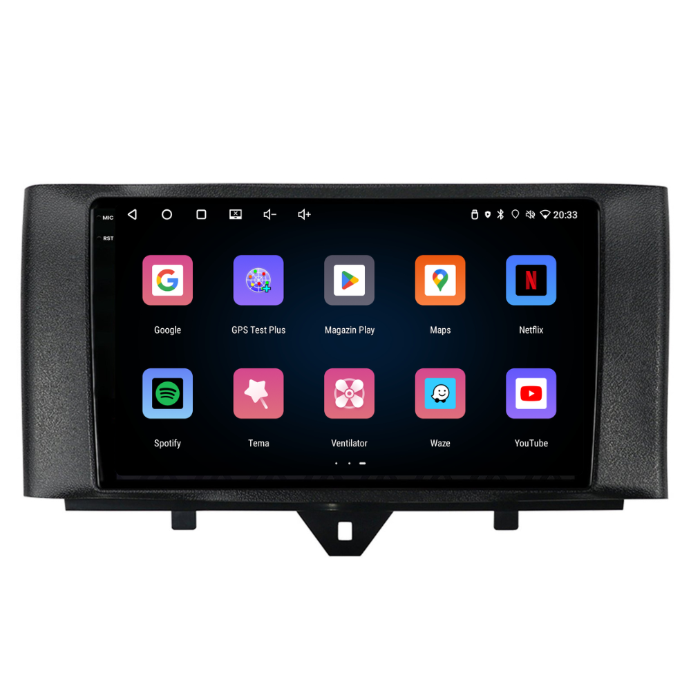 Navigatie Smart For Two / For Four (2010-2015), Ecran 9 inch, 4GB RAM 64GB, 4-core [3]