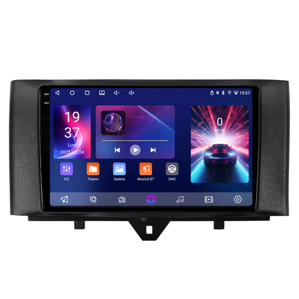 Navigatie Smart For Two / For Four (2010-2015), Ecran 9 inch, 4GB RAM 64GB, 4-core [2]