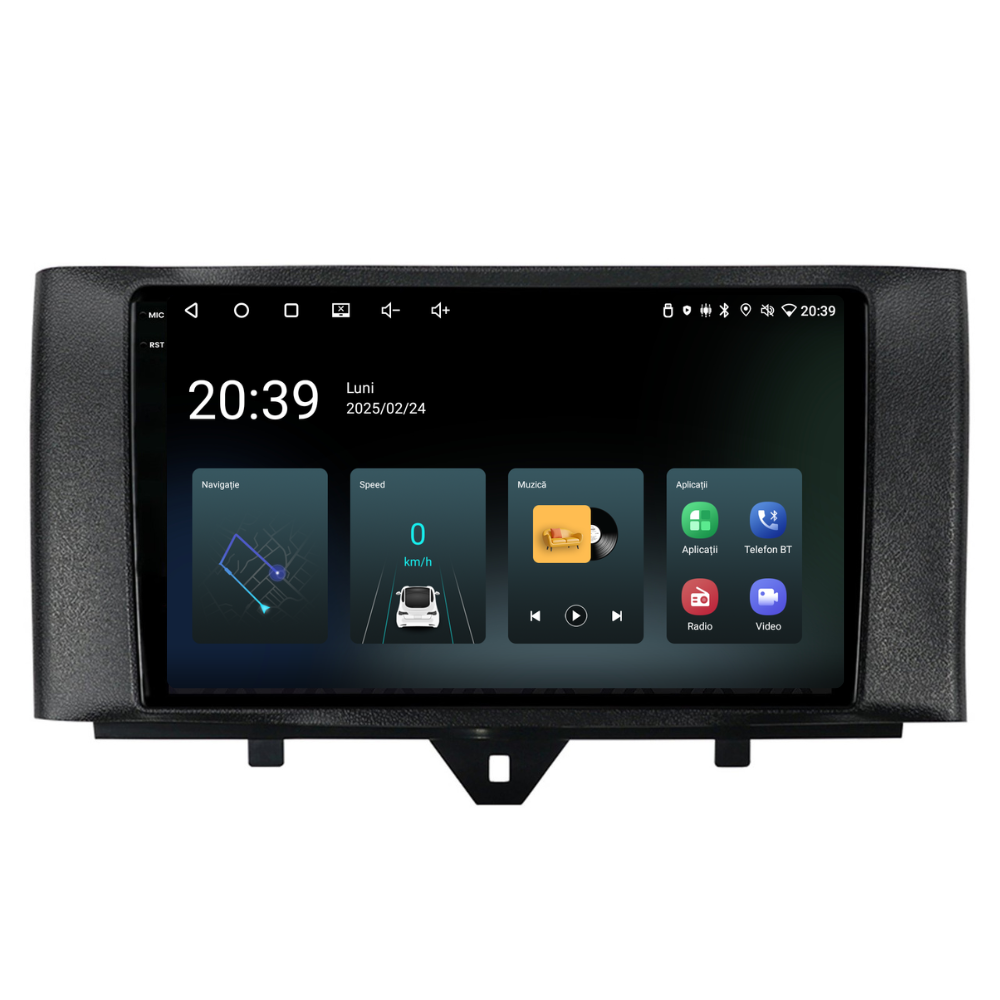 Navigatie Smart For Two / For Four (2010-2015), Ecran 9 inch, 2GB RAM 32GB [4]
