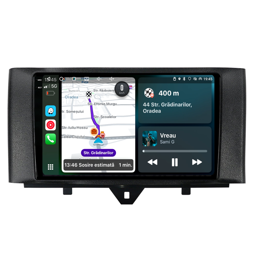 Navigatie Smart For Two / For Four (2010-2015), Ecran 9 inch, 6GB RAM 128GB, 8-core [2]