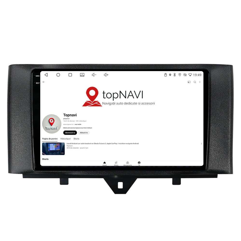 Navigatie Smart For Two / For Four (2010-2015), Ecran 9 inch, 6GB RAM 128GB, 8-core [3]