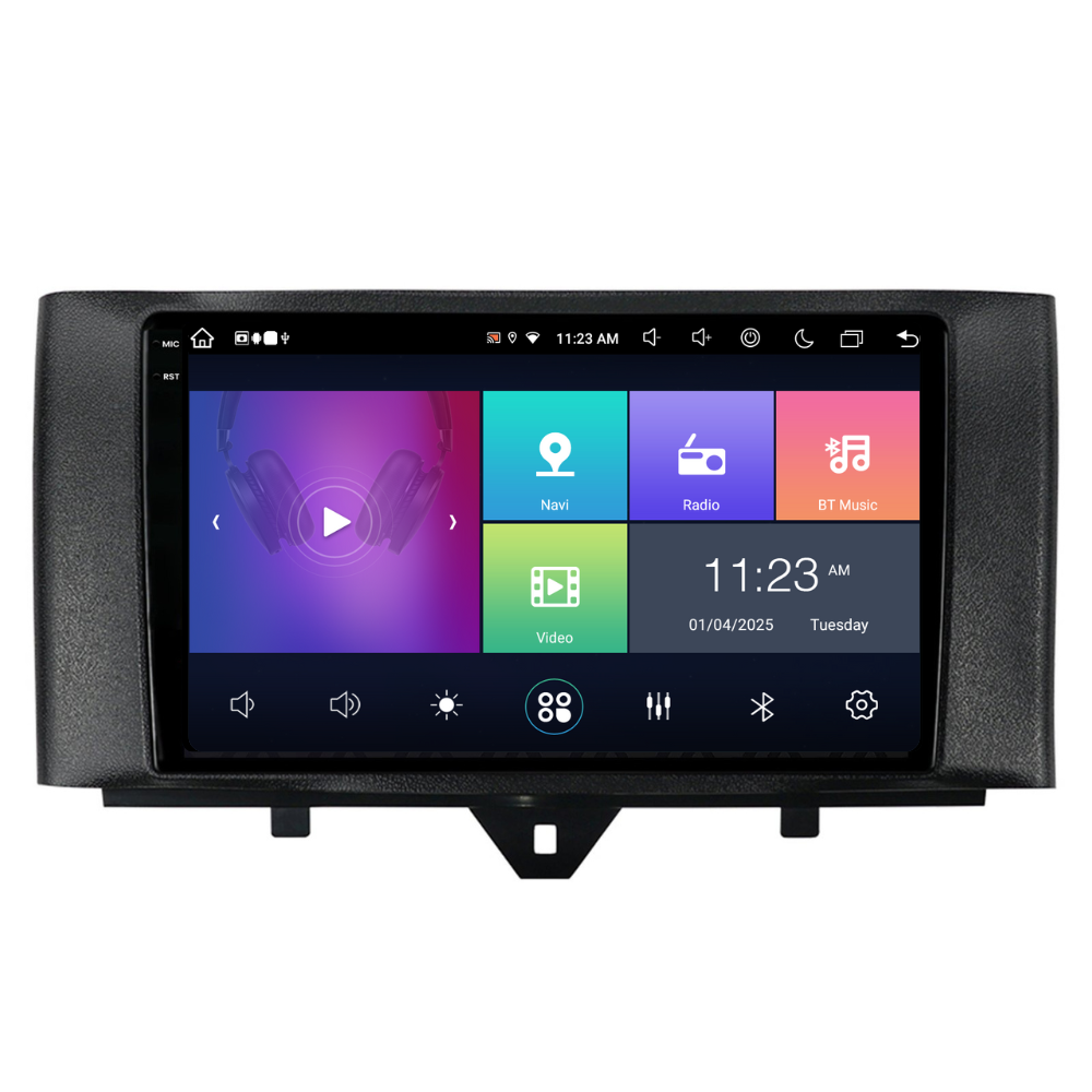 Navigatie Smart For Two / For Four (2010-2015), Ecran 9 inch, 8GB RAM 256GB, 8-core [6]
