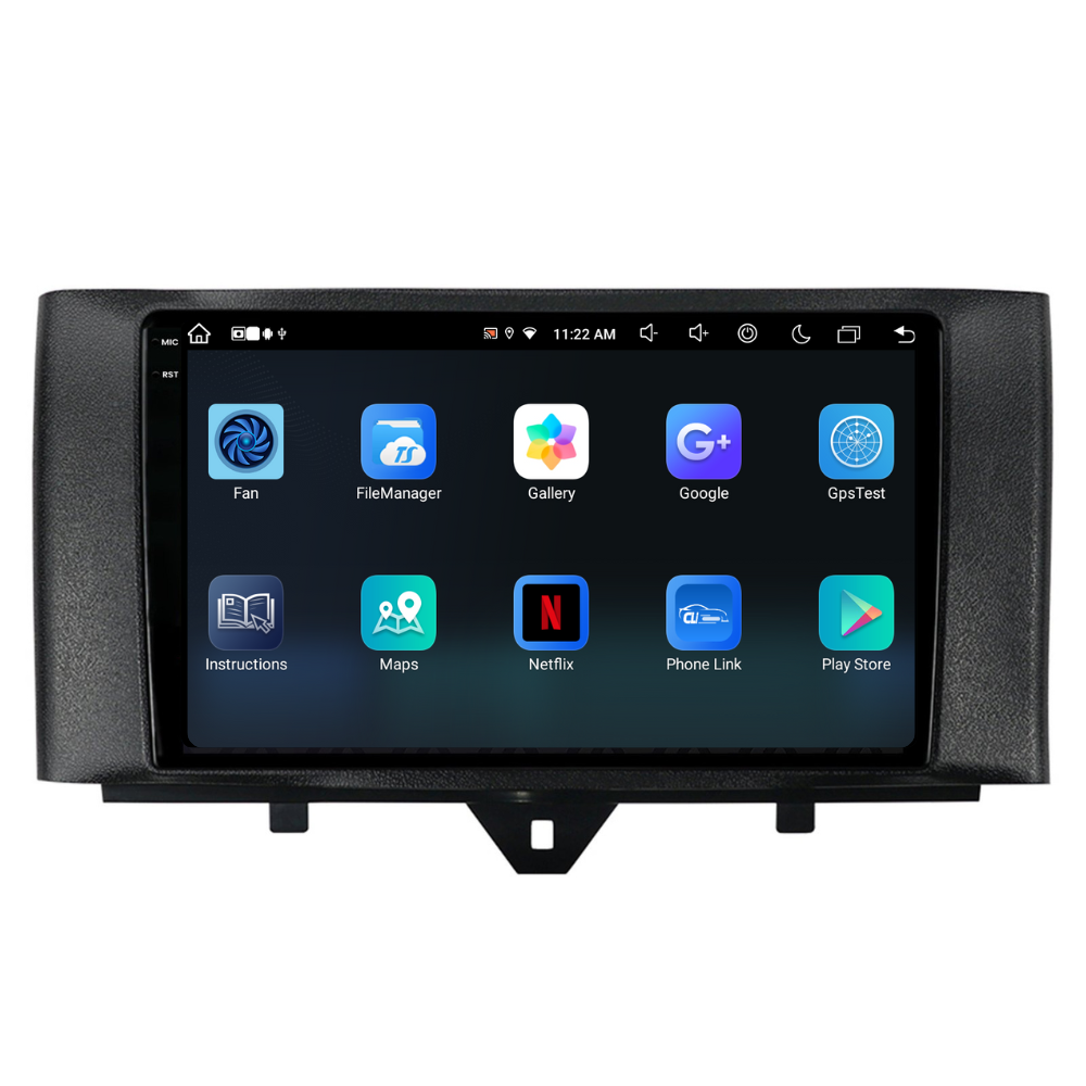 Navigatie Smart For Two / For Four (2010-2015), Ecran 9 inch, 8GB RAM 256GB, 8-core [5]