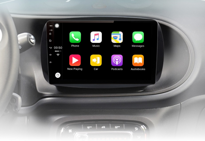 Navigatie Smart For Two (2016-2019) For Four (2016-2019), Android, 4GB RAM 64GB, carplay / android auto, waze, youtube [6]