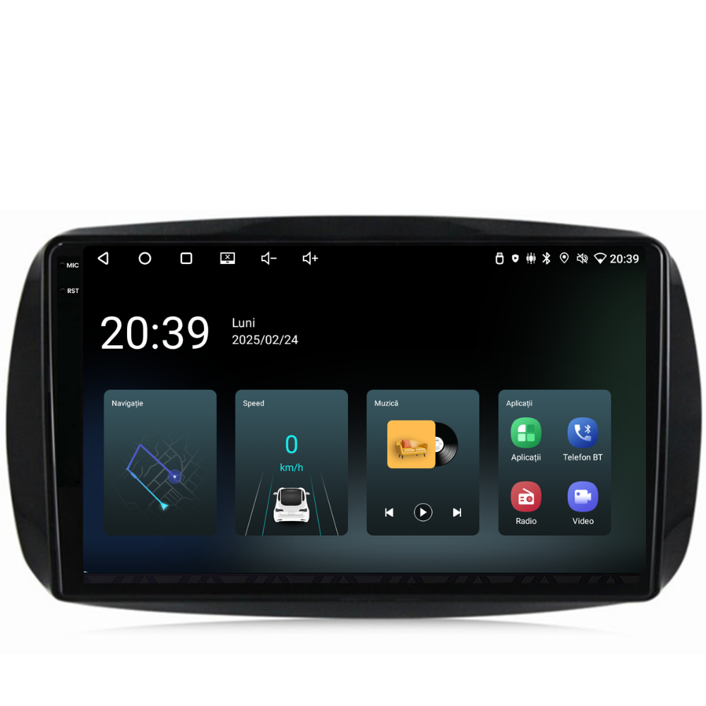 Navigatie Smart For Two / For Four (2016-2019), Ecran 9 inch, 4GB RAM 64GB, 4-core [4]