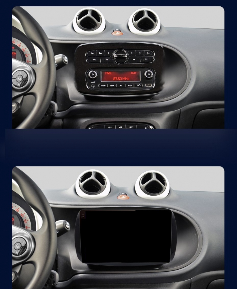 Navigatie Smart For Two / For Four (2016-2019), Ecran 2K, 4GB RAM 64GB, 8-core [2]