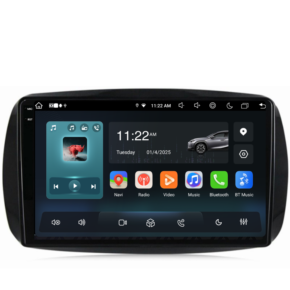 Navigatie Smart For Two / For Four (2016-2019), Ecran 9 inch, 8GB RAM 256GB, 8-core [4]