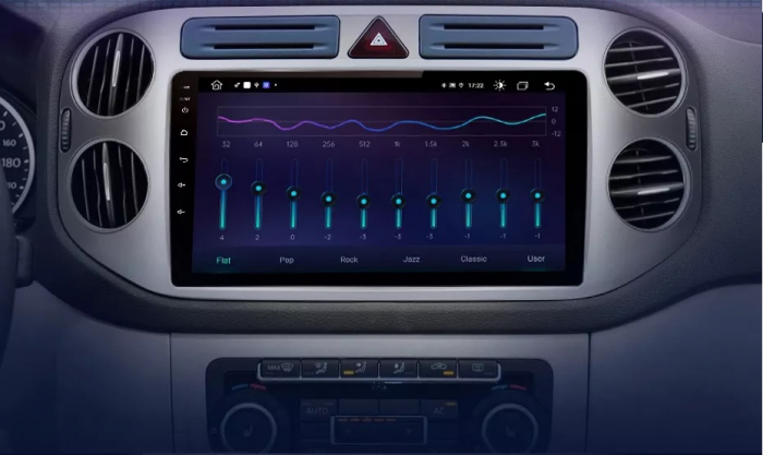 Navigatie Volkswagen Tiguan 2006-2016, Android 12, 1GB RAM 32GB, google maps, youtube, wifi, waze, bluetooth [5]