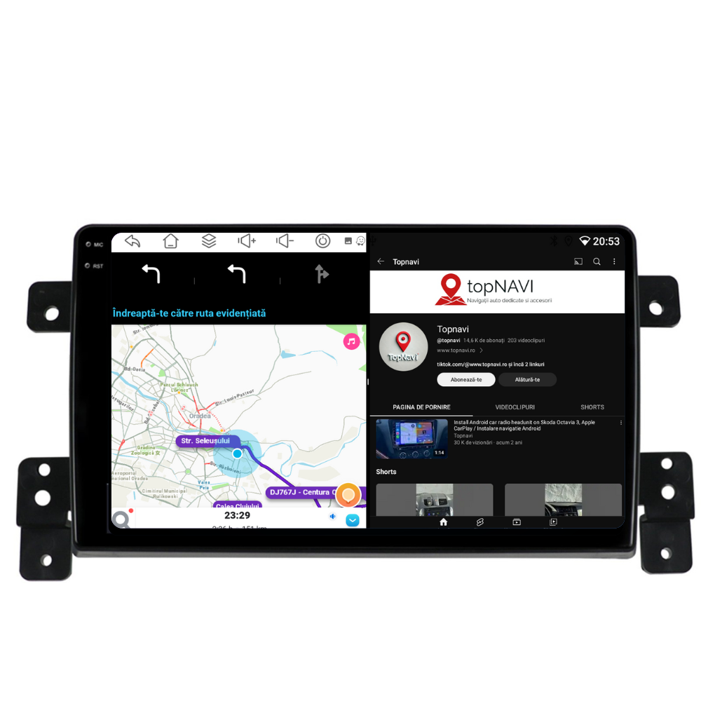 Navigatie Suzuki Grand Vitara 3 (2005-2015), Ecran 9 inch, 4GB RAM 64GB, 8-core [3]