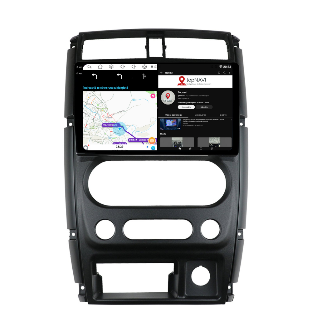 Navigatie Suzuki Jimny 3 (2005-2019), Ecran 9 inch, 4GB RAM 64GB, 8-core [3]