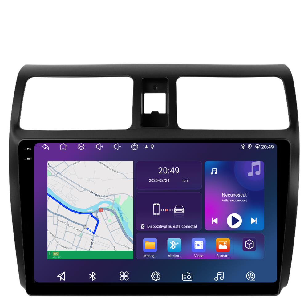 Navigatie Suzuki Swift (2003-2013), Ecran 10 inch, 4GB RAM 64GB, 8-core [6]