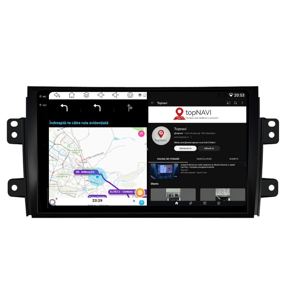 Navigatie Suzuki SX4 (2006-2014), Ecran 9 inch, 6GB RAM 128GB, 8-core [5]