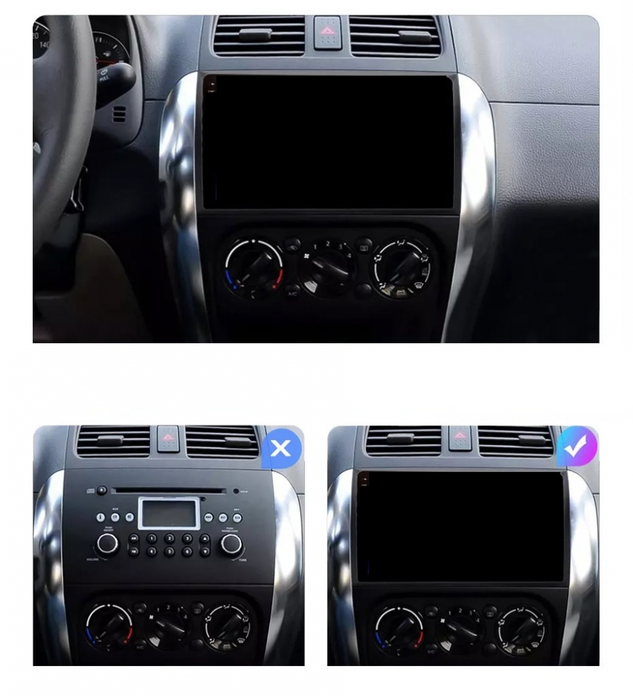 Navigatie Suzuki SX4 (2006-2014), Ecran 9 inch, 8GB RAM 256GB, 8-core [4]