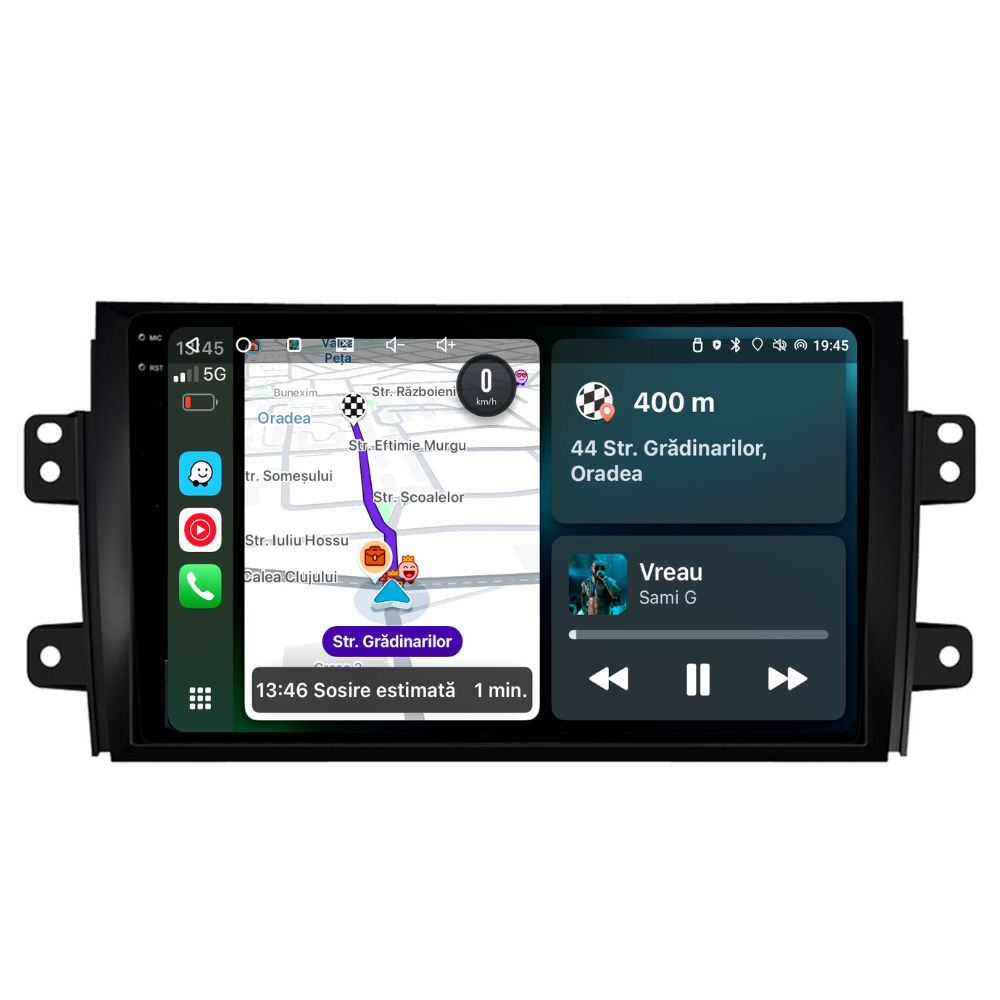 Navigatie Suzuki SX4 (2006-2014), Ecran 9 inch, 8GB RAM 256GB, 8-core [1]