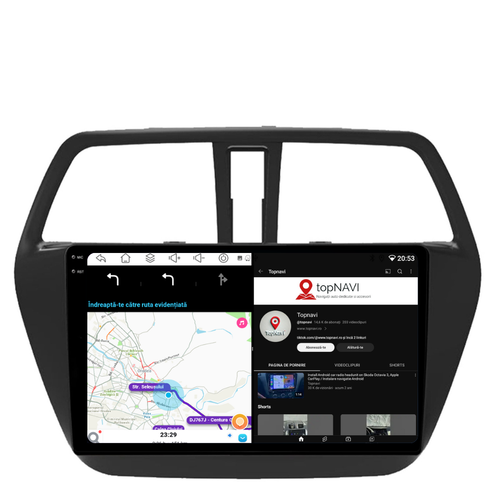 Navigatie Suzuki SX4 Cross (2012-2017), Ecran 9 inch, 6GB RAM 128GB, 8-core [4]