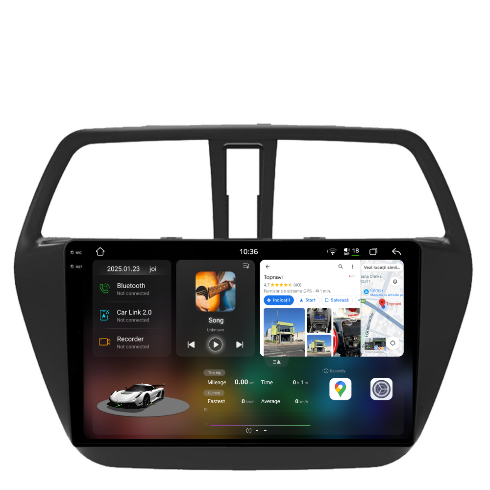 Navigatie Suzuki SX4 Cross (2012-2017), Ecran 9 inch 2K, 12GB RAM 256GB, 8-core [1]