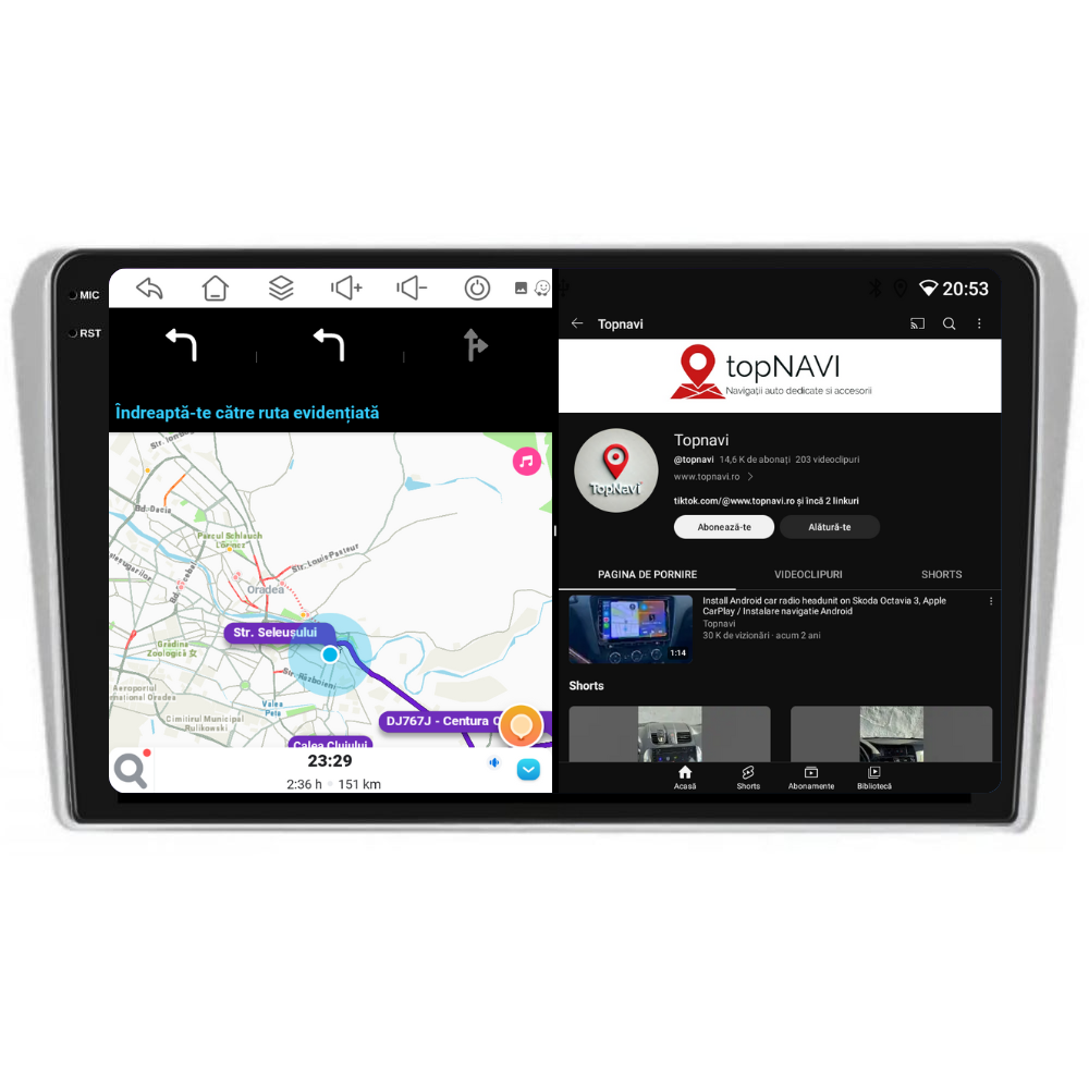 Navigatie Toyota Avensis (2002-2008), Android, Ecran 9 inch, 6GB RAM 128GB, 8-core [5]