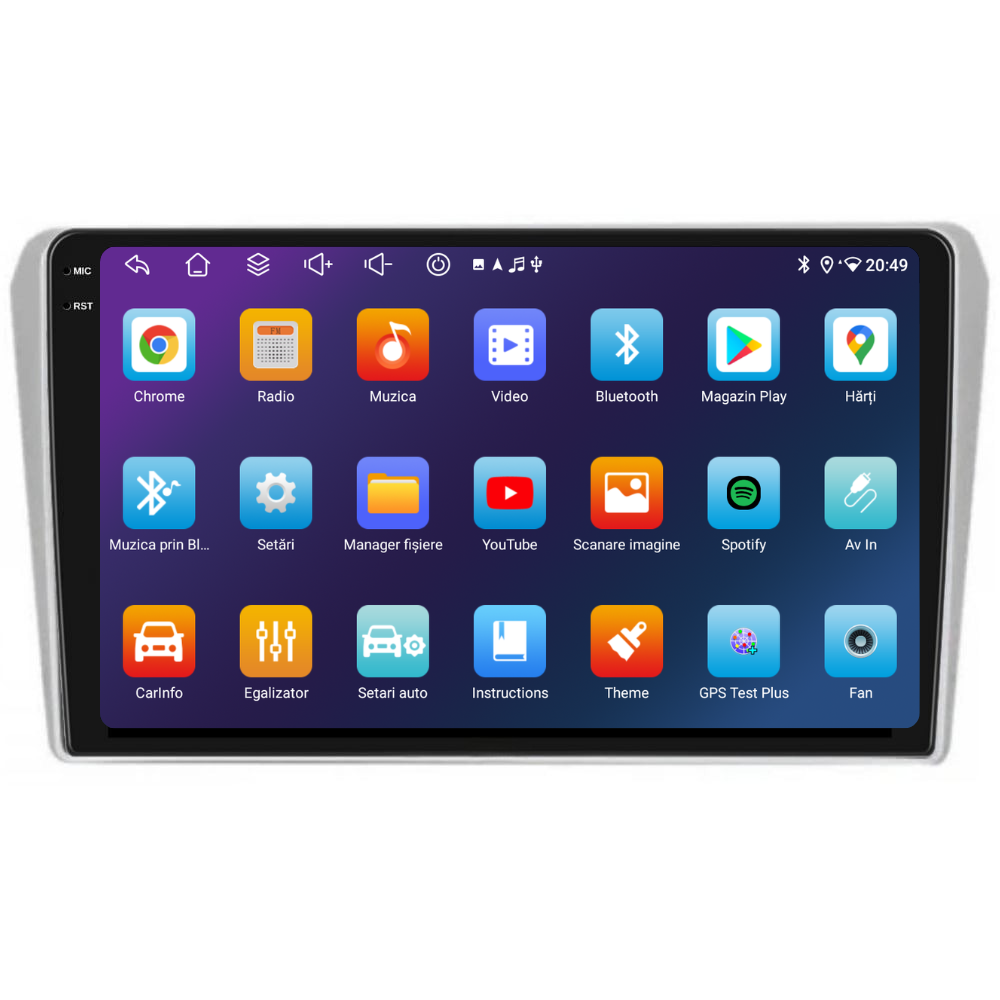Navigatie Toyota Avensis (2002-2008), Android, Ecran 9 inch, 6GB RAM 128GB, 8-core [4]