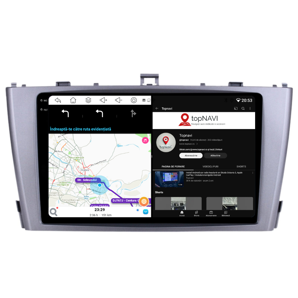 Navigatie Toyota Avensis (2008-2015), Ecran 9 inch, 6GB RAM 128GB, 8-core [5]
