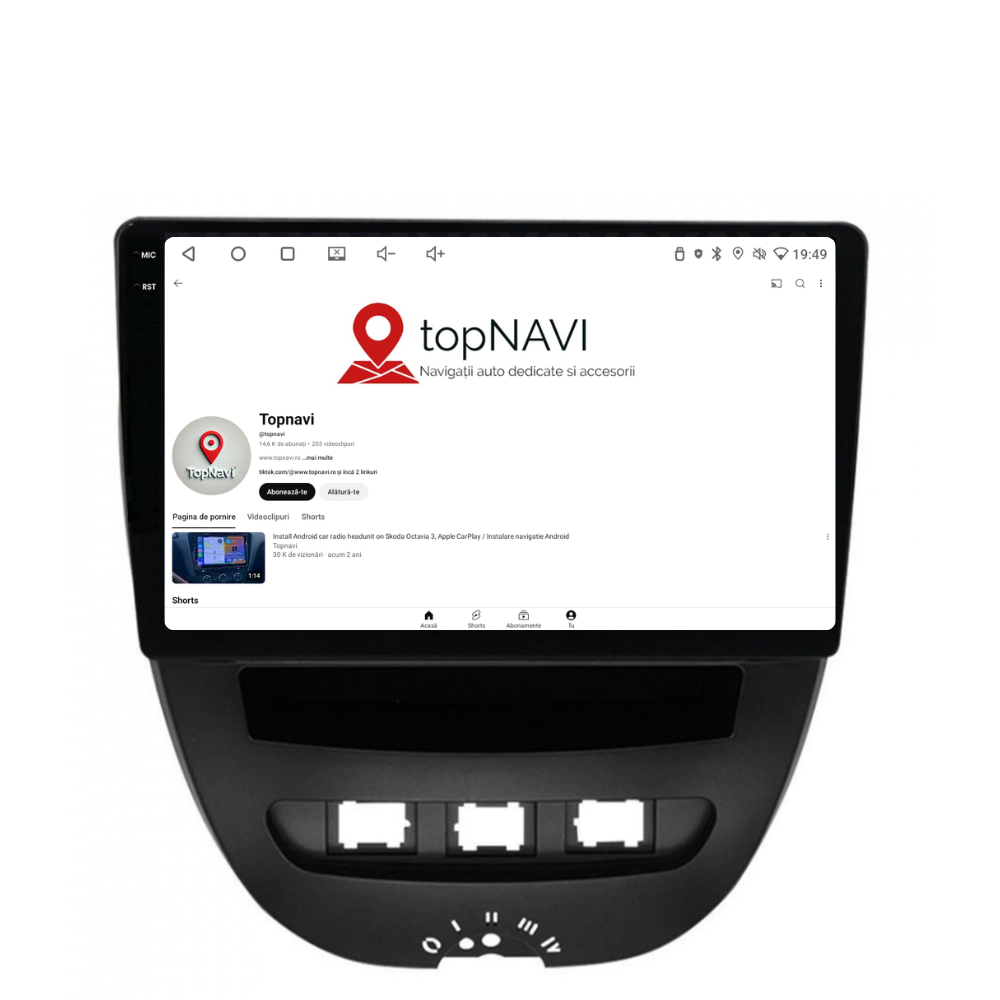 Navigatie Peugeot 107 (2005-2014), Ecran 10 inch, 6GB RAM 128GB, 8-core [5]
