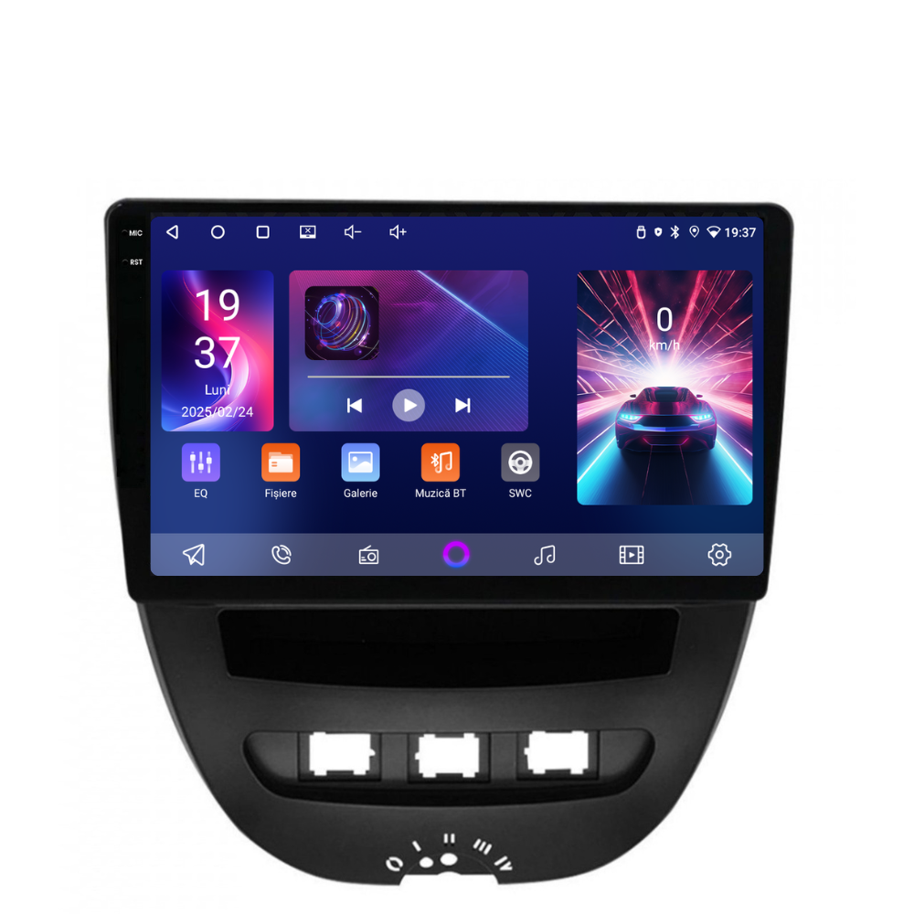 Navigatie Peugeot 107 (2005-2014), Ecran 10 inch, 6GB RAM 128GB, 8-core [2]