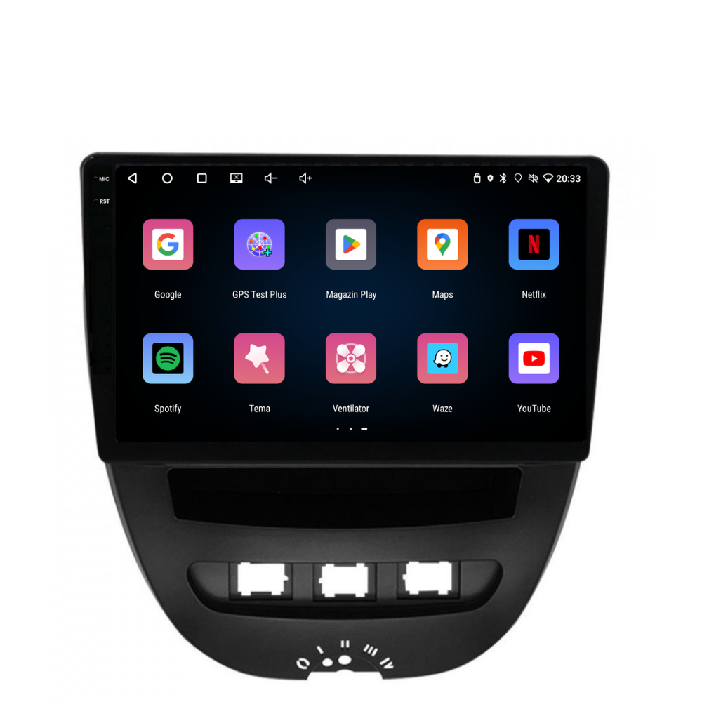 Navigatie Peugeot 107 (2005-2014), Ecran 10 inch, 8GB RAM 256GB, 8-core [3]