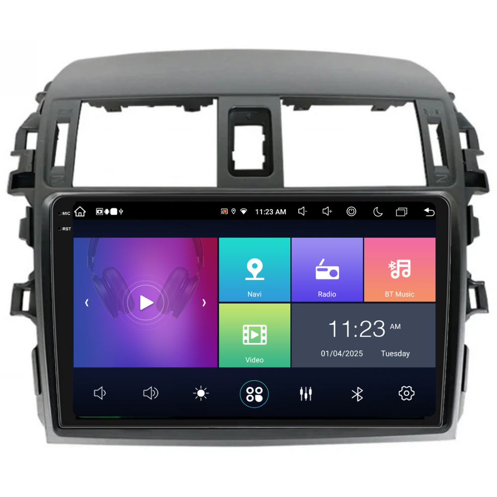 Navigatie Toyota Corolla (2006-2013), Ecran 9 inch, 8GB RAM 256GB, 8-core [5]