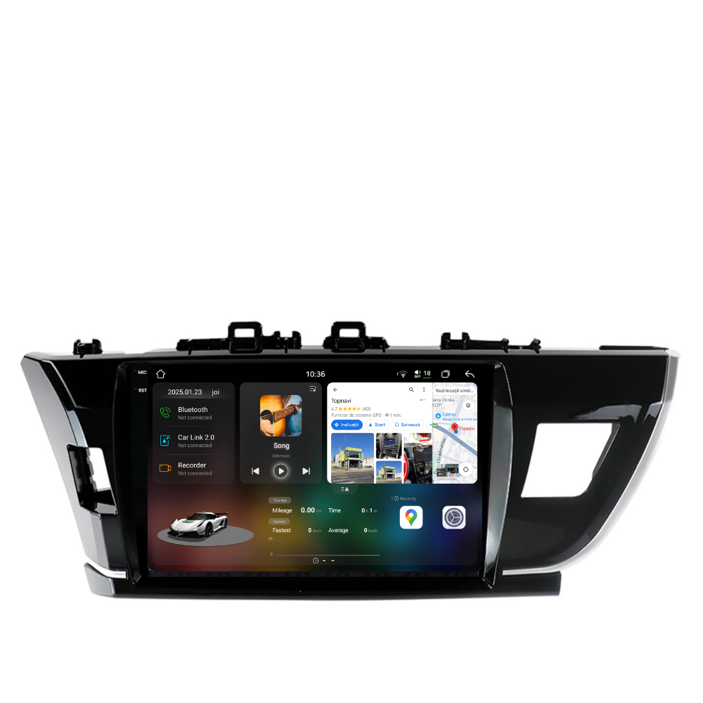 Navigatie Toyota Corolla (2013-2017), Ecran 10 inch 2K, 12GB RAM 256GB, 8-core [1]