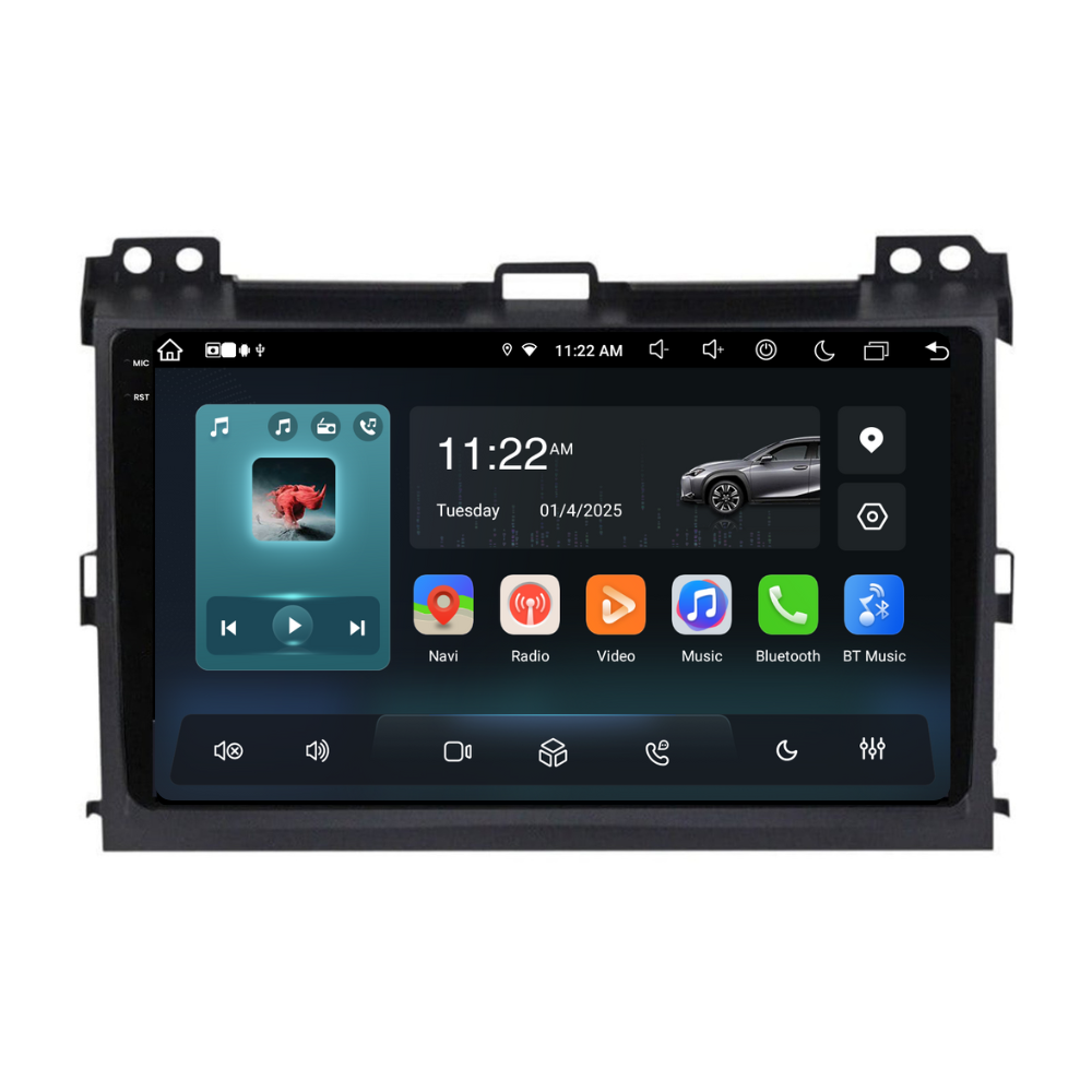 Navigatie Toyota Land Cruiser prado J120 (2004-2009), Ecran 9 inch, 8GB RAM 256GB, 8-core [3]