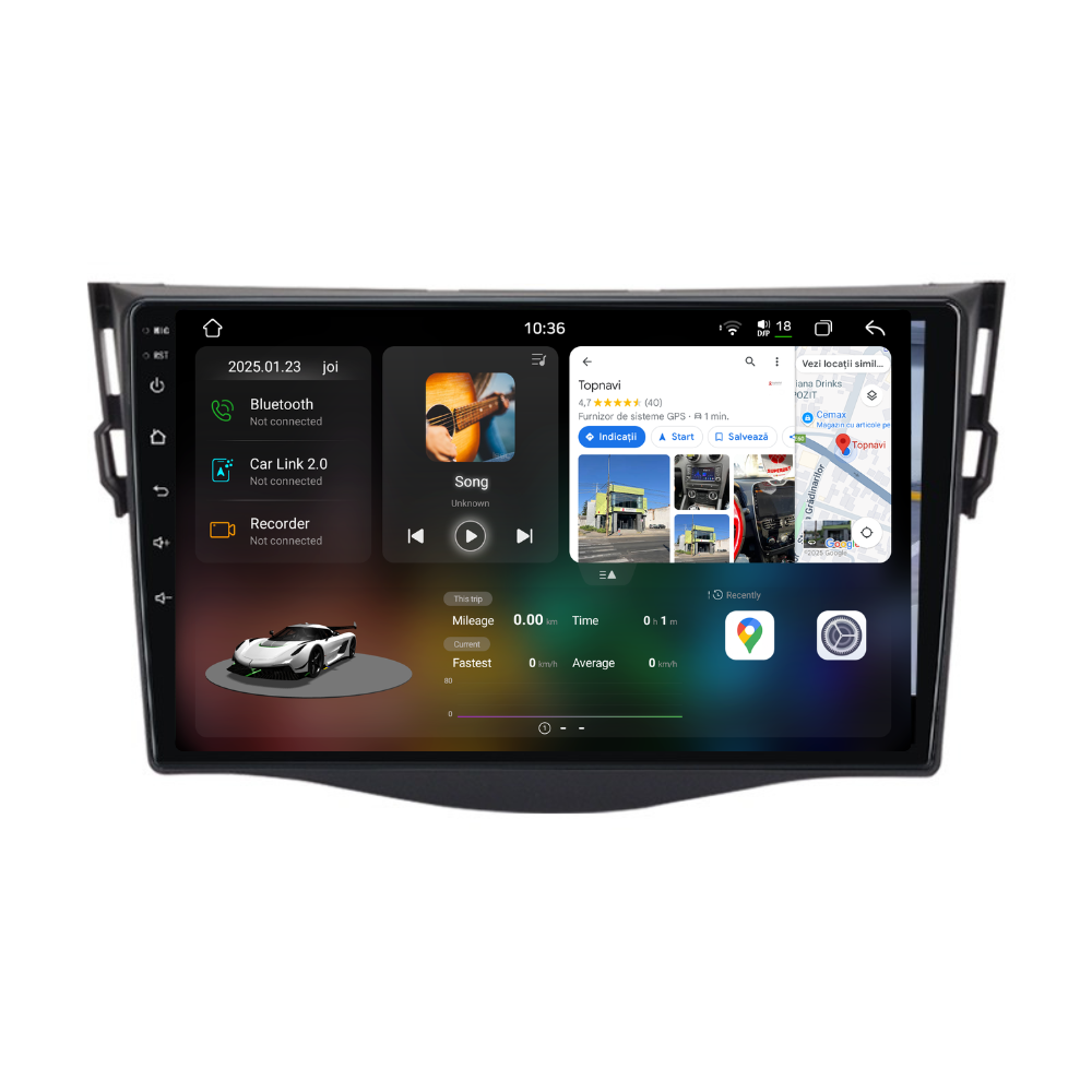 Navigatie Toyota RAV4 (2005-2012), Ecran 9 inch 2K, 12GB RAM 256GB, 8-core [1]