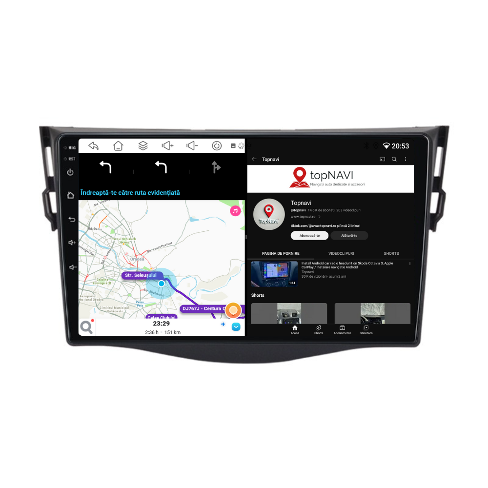 Navigatie Toyota RAV4 (2005-2012), Ecran 9 inch, 4GB RAM 64GB, 4-core [5]
