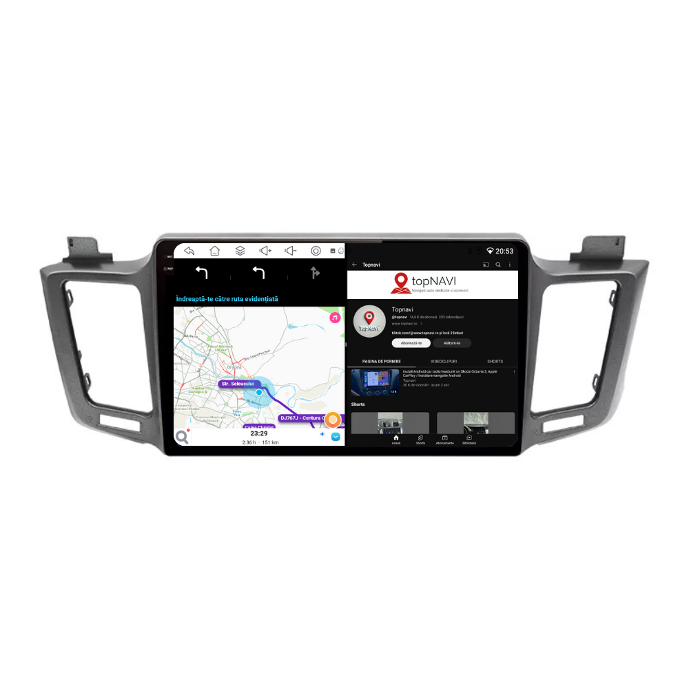 Navigatie Toyota RAV4 (2012-2018), Ecran 10 inch, 6GB RAM 128GB, 8-core [3]