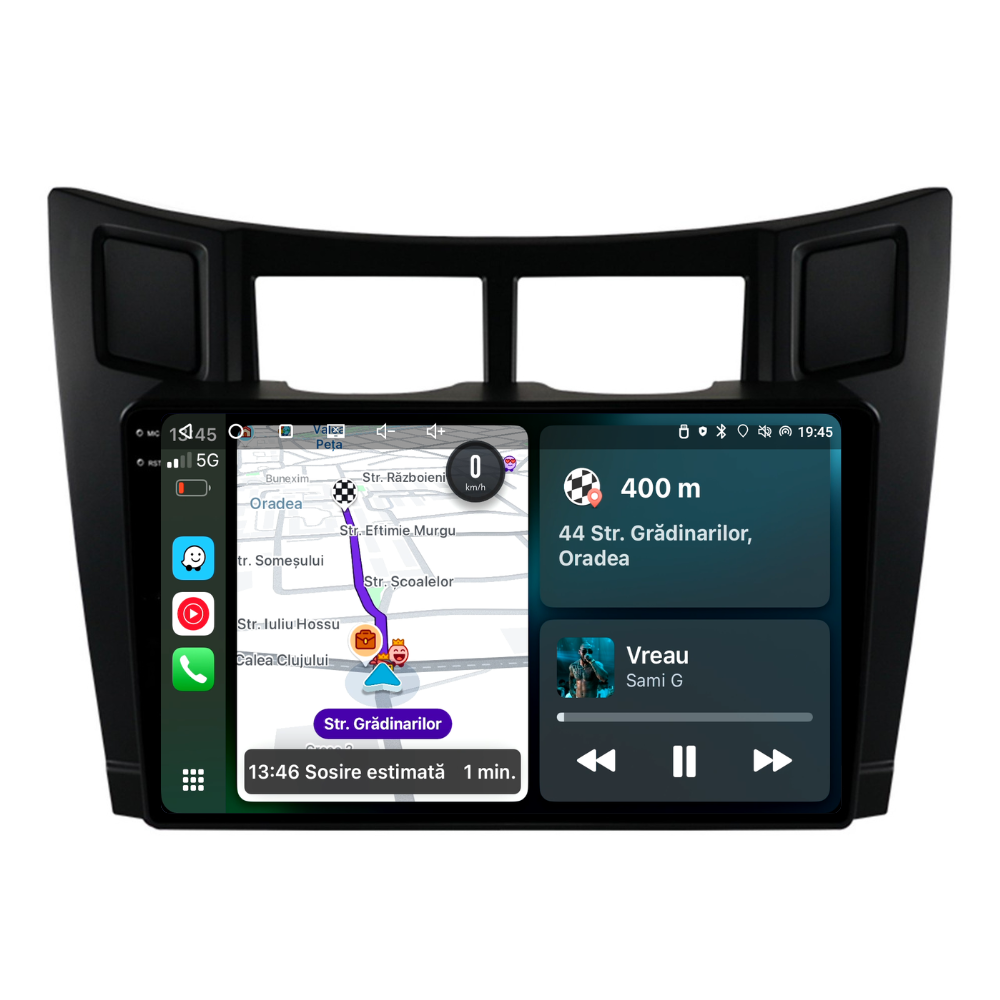 Navigatie Toyota Yaris (2005-2012), Ecran 9 inch, 4GB RAM 64GB, 4-core [1]