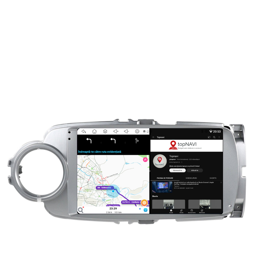 Navigatie Toyota Yaris (2012-2017), Ecran 9 inch, 4GB RAM 64GB, 8-core [3]